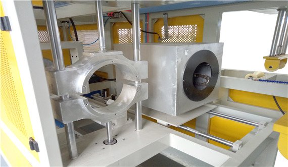 PVC pipe socket machine