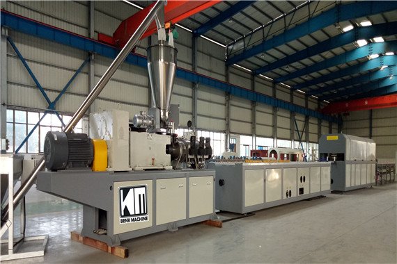 PVC profile extrusion machine