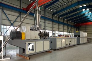 plastic profile extrusion line