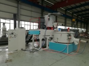 mixer for plastic profile extrusion line