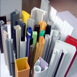 different shape of plastic profiles