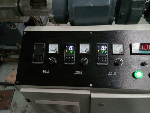 Control panel for PPR pipe extruder