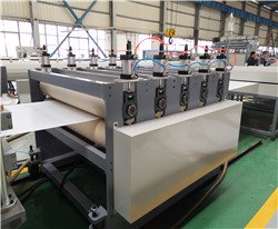 PP hollow sheet making machine