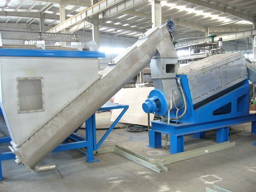 High speed PE film frictional washer in factory