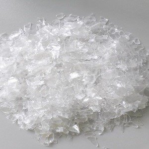 Example of cleaned plastic flakes for PET