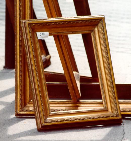  Empty wood frames