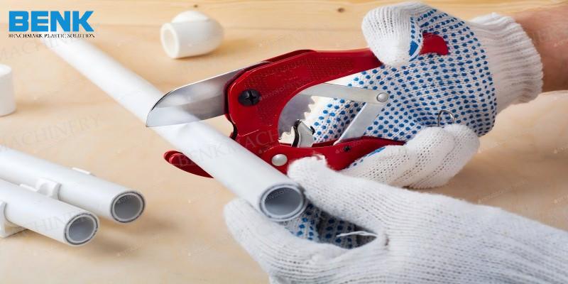 Cutting and installation of PVC Conduit