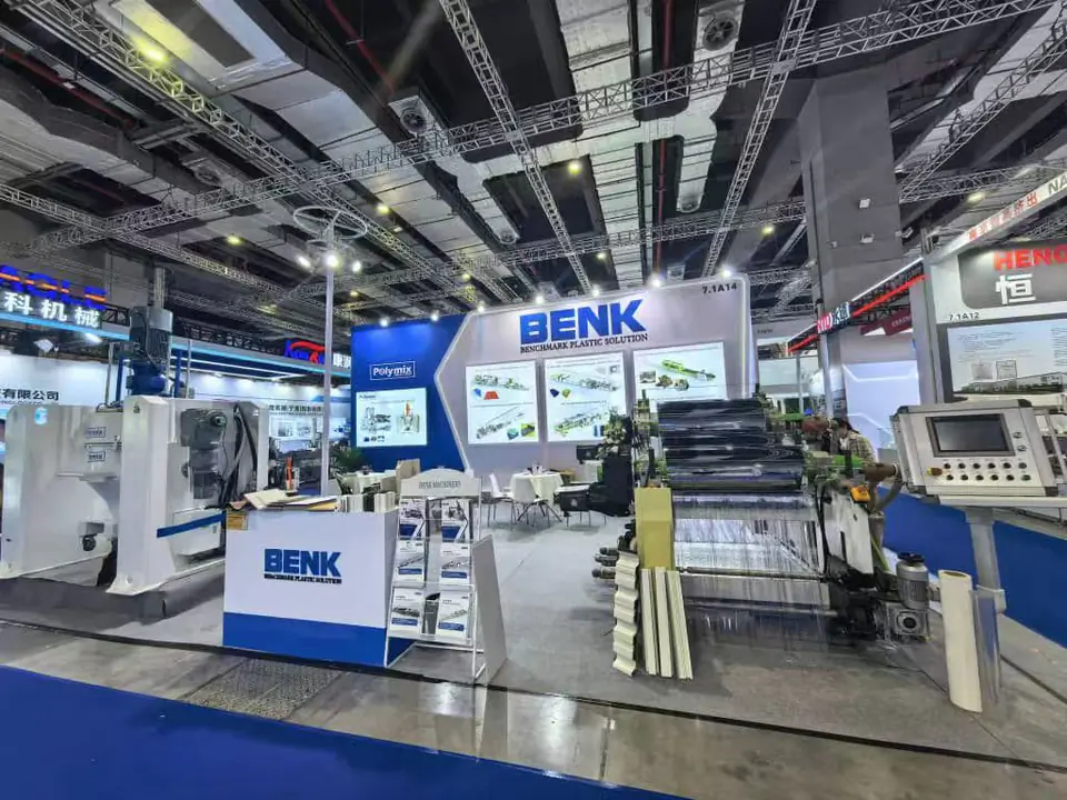 BENK Machinery booth at CHINAPLAS 2026