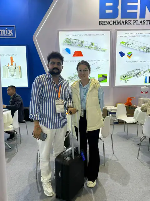 Visitor at BENK CHINAPLAS 2026 booth