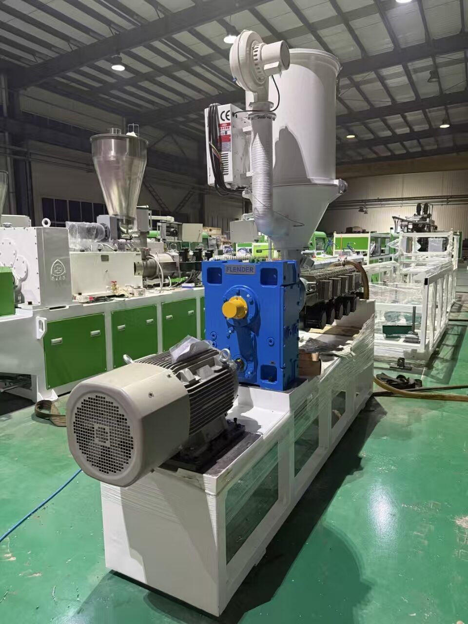 FORVIA PP retainer profile extrusion line -control cabinet wiring
