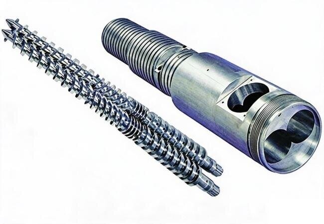 Twin screws in extruder’s extruders