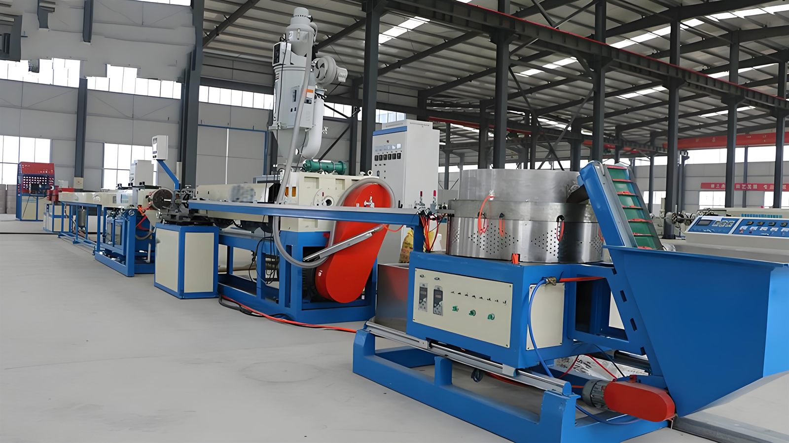 Inline Flat Dripper Drip Tape Production Line by BENK MACHINE