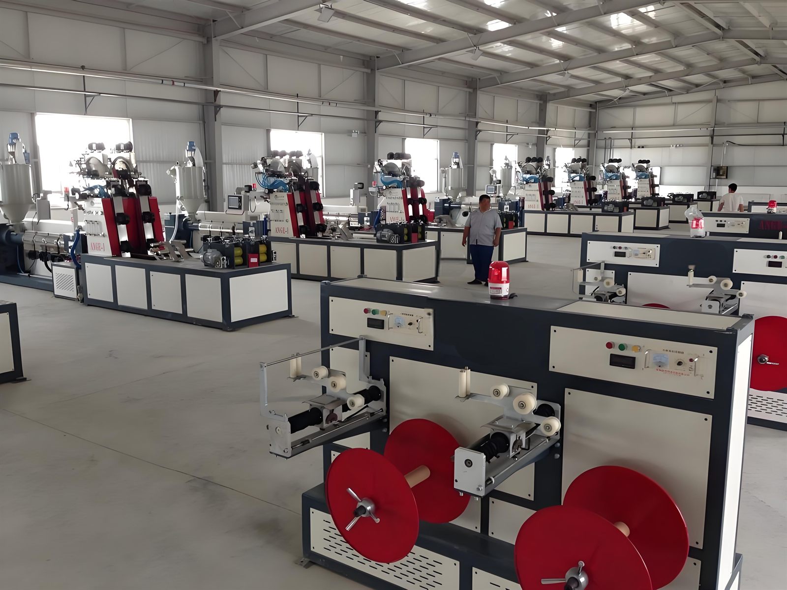 Drip tape production lines in series production