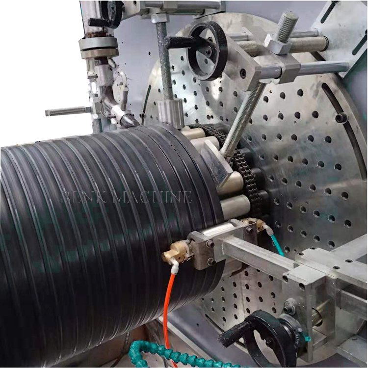 Hollow Wall Winding Pipe Production Line manufactured by BENK Machinery