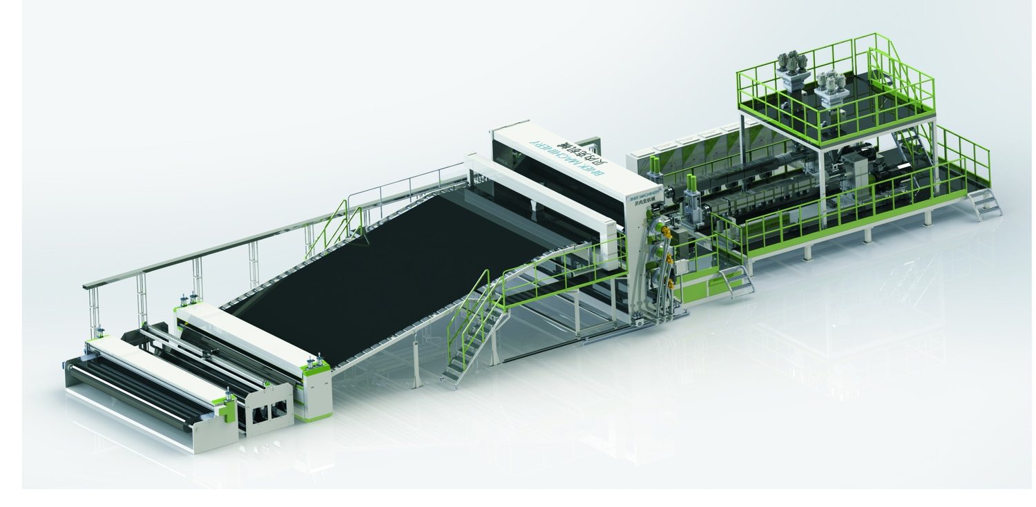 PE / TPO waterproof membrane extrusion line by BENK Machinery