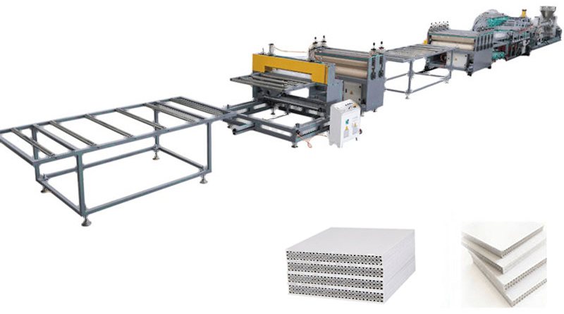 PP Construction Formwork Board Production Line manufactured by BENK Machinery