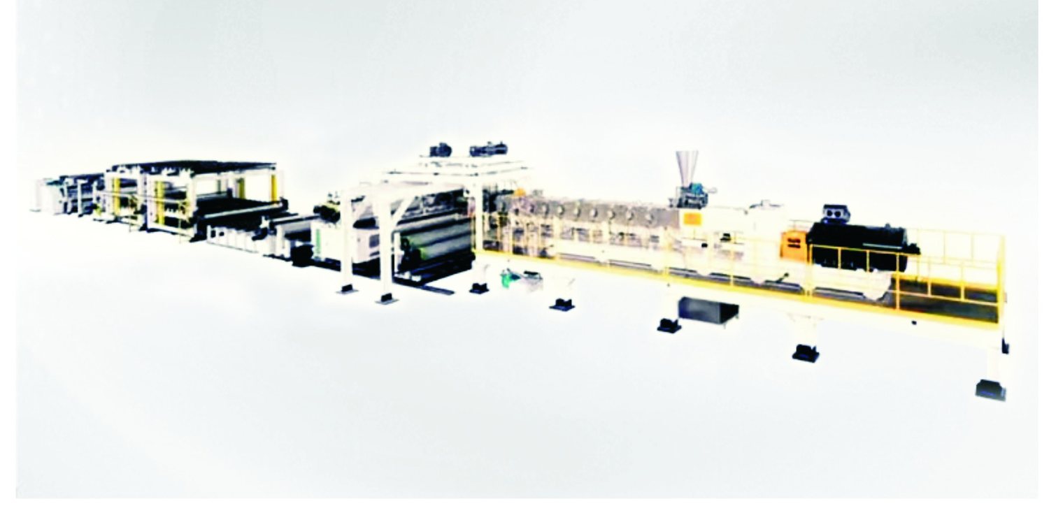 PVB / SGP laminated glass interlayer film extrusion line by BENK Machinery