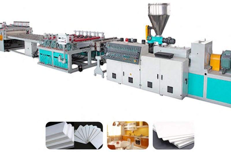 PVC Crust Foam Board Production Line manufactured by BENK Machinery