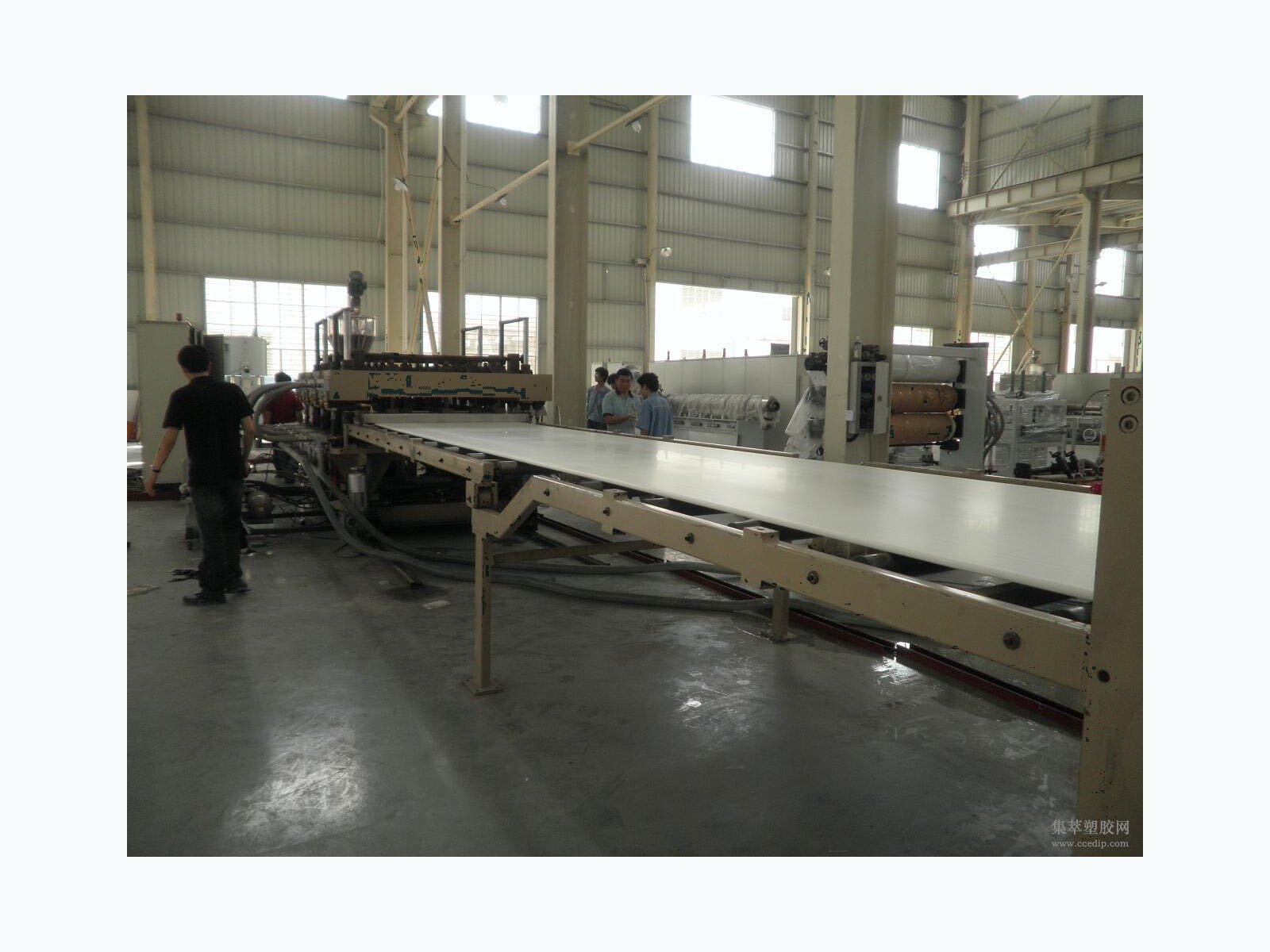 PVC foam board line pre-delivery inspection