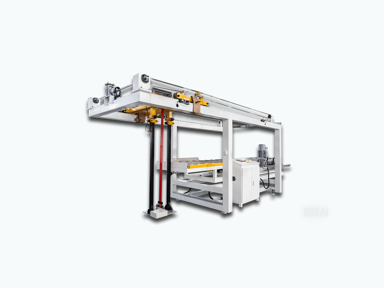 Automatic robot stacker for PVC foam board