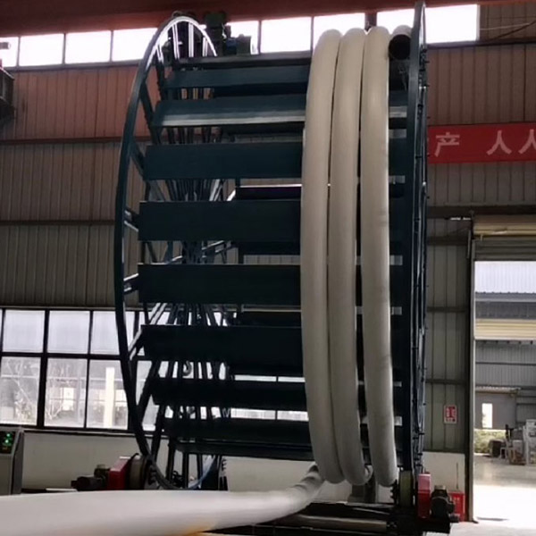 RTP pipe coiling machine