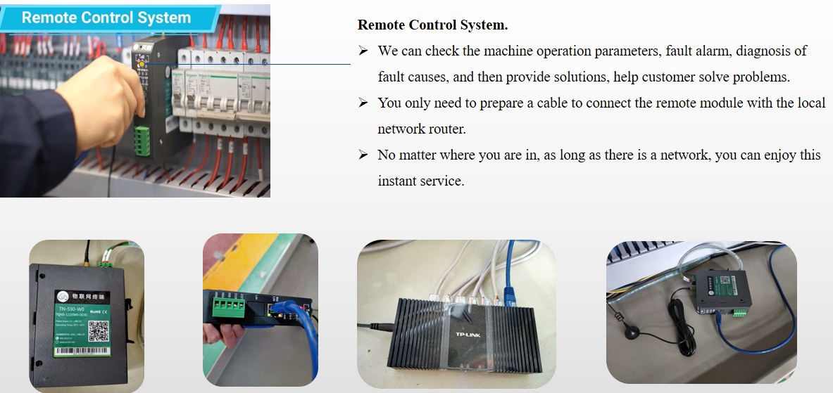 Smooth-wall Silicon-core Subduct Production Line – line control and remote diagnostics